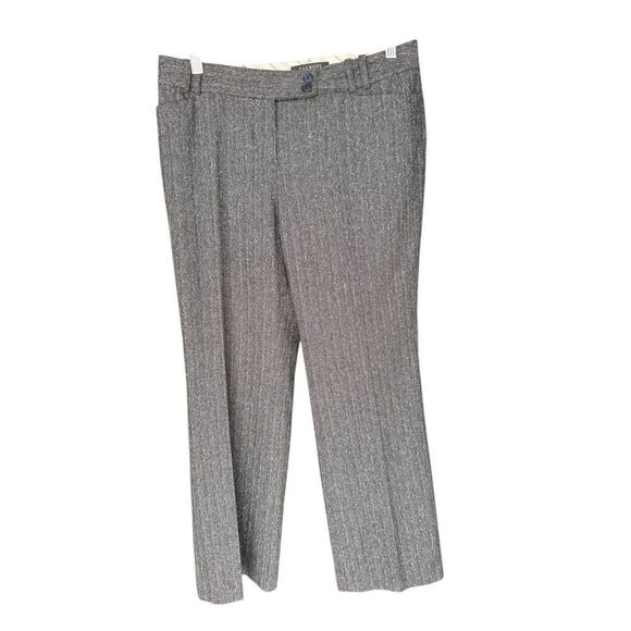 Talbots wool blend gray career signature flair pants sz 6p - Picture 1 of 7